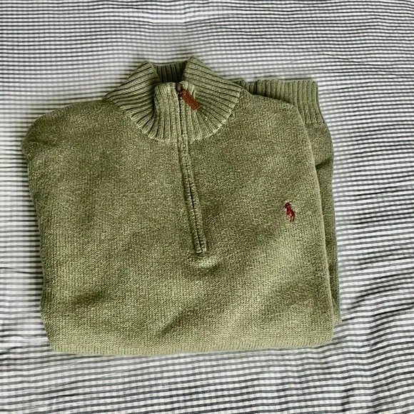 Ralph Lauren green sweater EUC - Picture 2 of 8